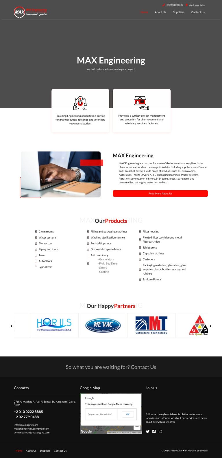 Home – MAX Engineering